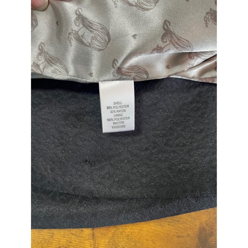 Erin Fetherston Jacket Women Small Black Textured Jacquard Cropped Puff Sleeve - Picture 7 of 12